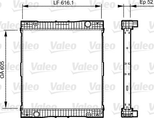 Valeo 735303 - Jäähdytin,moottorin jäähdytys inparts.fi