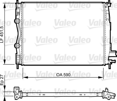 Valeo 735381 - Jäähdytin,moottorin jäähdytys inparts.fi