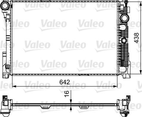 Valeo 735286 - Jäähdytin,moottorin jäähdytys inparts.fi