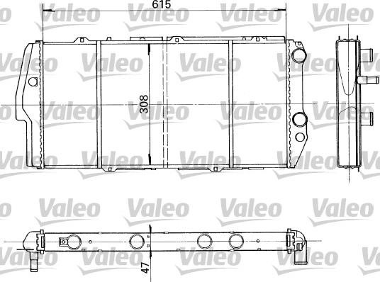 Valeo 730992 - Jäähdytin,moottorin jäähdytys inparts.fi