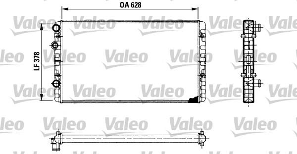 Valeo 730955 - Jäähdytin,moottorin jäähdytys inparts.fi