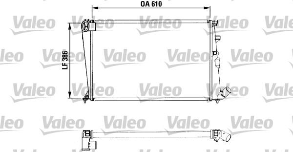 Valeo 730958 - Jäähdytin,moottorin jäähdytys inparts.fi