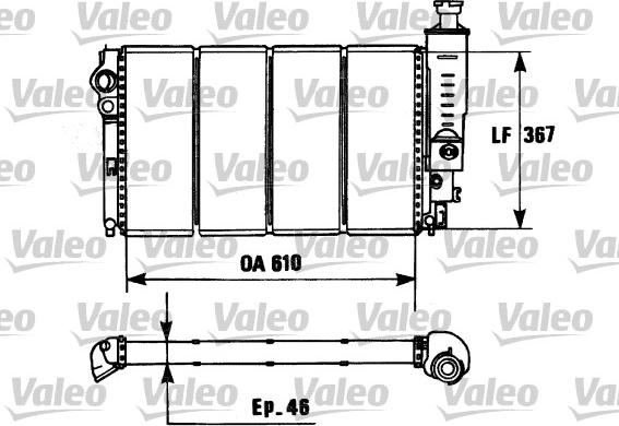 Valeo 730953 - Jäähdytin,moottorin jäähdytys inparts.fi