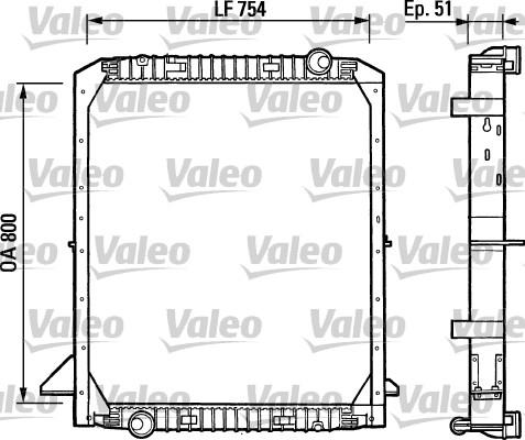 Valeo 730964 - Jäähdytin,moottorin jäähdytys inparts.fi