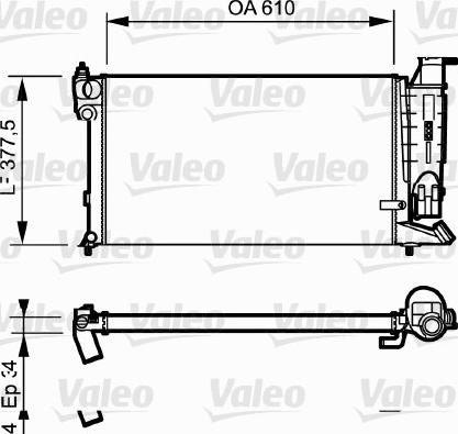 Valeo 730984 - Jäähdytin,moottorin jäähdytys inparts.fi