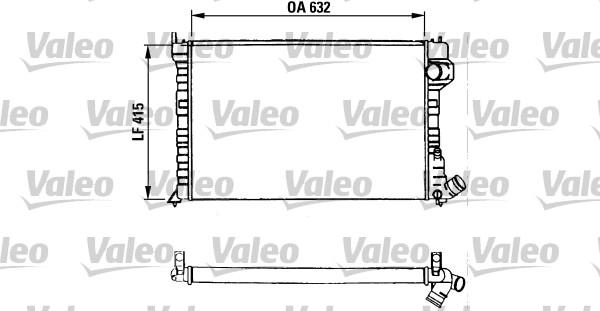 Valeo 730934 - Jäähdytin,moottorin jäähdytys inparts.fi