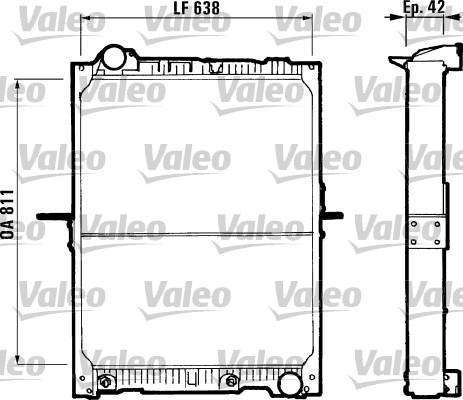 Valeo 730544 - Jäähdytin,moottorin jäähdytys inparts.fi