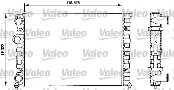 Valeo 730504 - Jäähdytin,moottorin jäähdytys inparts.fi