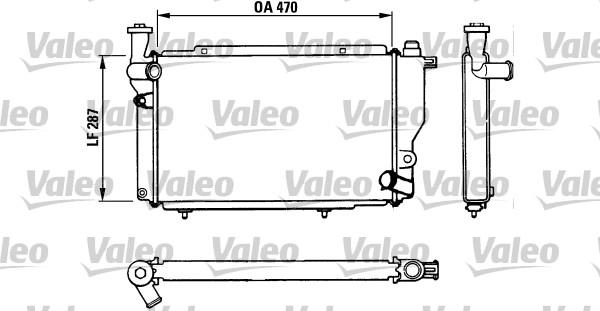 Valeo 730534 - Jäähdytin,moottorin jäähdytys inparts.fi