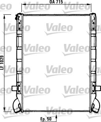 Valeo 730637 - Jäähdytin,moottorin jäähdytys inparts.fi