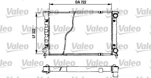 Valeo 730629 - Jäähdytin,moottorin jäähdytys inparts.fi