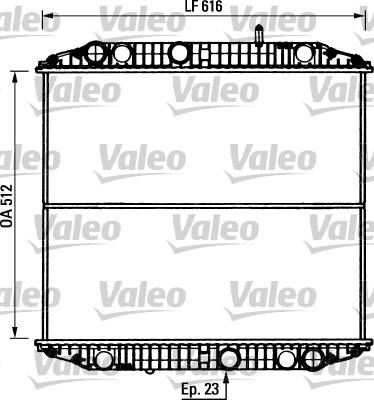 Valeo 730894 - Jäähdytin,moottorin jäähdytys inparts.fi