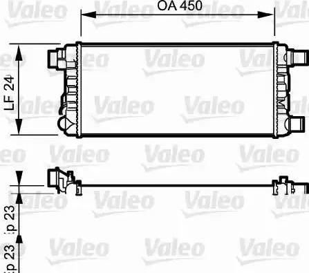 Valeo 730309 - Jäähdytin,moottorin jäähdytys inparts.fi