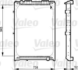 Valeo 730 323 - Jäähdytin,moottorin jäähdytys inparts.fi