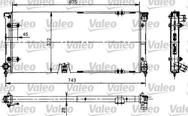 Valeo 730370 - Jäähdytin,moottorin jäähdytys inparts.fi