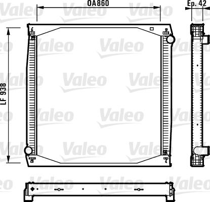 Valeo 730260 - Jäähdytin,moottorin jäähdytys inparts.fi