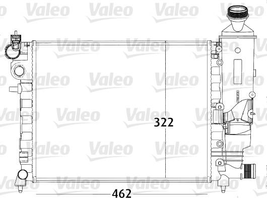 Valeo 731498 - Jäähdytin,moottorin jäähdytys inparts.fi