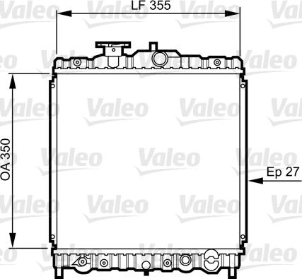 Valeo 731469 - Jäähdytin,moottorin jäähdytys inparts.fi