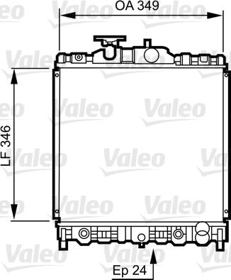 Valeo 731473 - Jäähdytin,moottorin jäähdytys inparts.fi