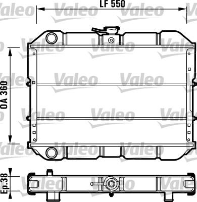 Valeo 731540 - Jäähdytin,moottorin jäähdytys inparts.fi