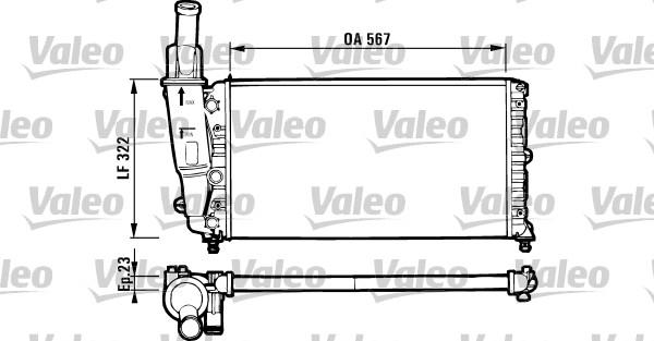 Valeo 731562 - Jäähdytin,moottorin jäähdytys inparts.fi