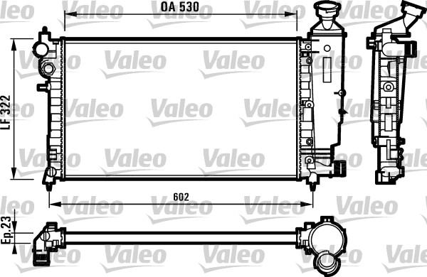 Valeo 731526 - Jäähdytin,moottorin jäähdytys inparts.fi