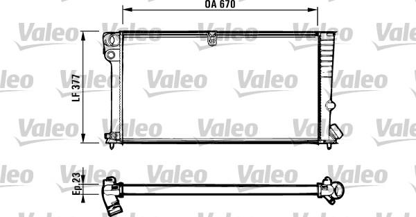 Valeo 731570 - Jäähdytin,moottorin jäähdytys inparts.fi