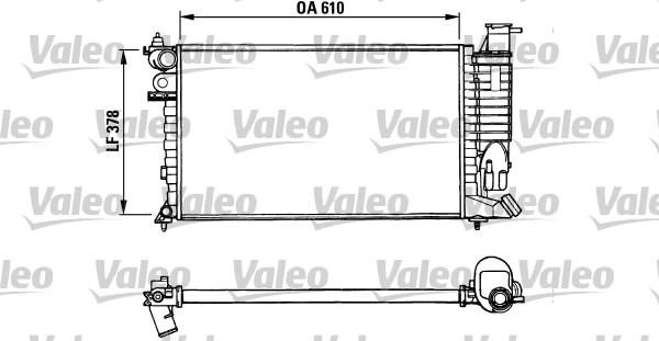 Valeo 731010 - Jäähdytin,moottorin jäähdytys inparts.fi