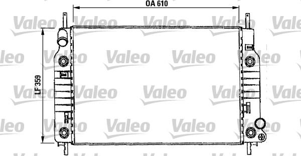 Valeo 731017 - Jäähdytin,moottorin jäähdytys inparts.fi