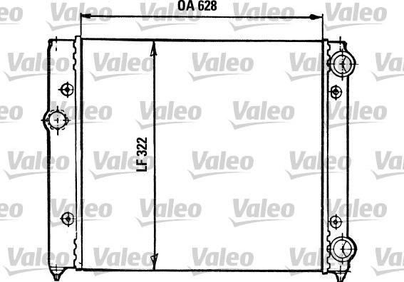 Valeo 731030 - Jäähdytin,moottorin jäähdytys inparts.fi