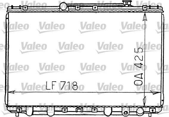 Valeo 731196 - Jäähdytin,moottorin jäähdytys inparts.fi