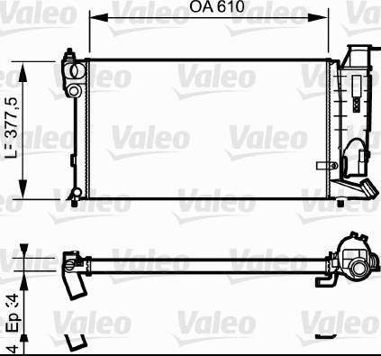 Valeo 731176 - Jäähdytin,moottorin jäähdytys inparts.fi