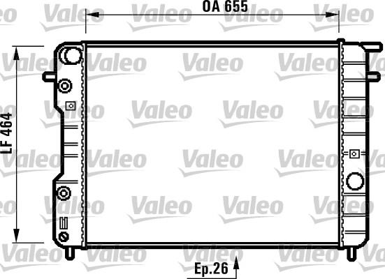 Valeo 731840 - Jäähdytin,moottorin jäähdytys inparts.fi