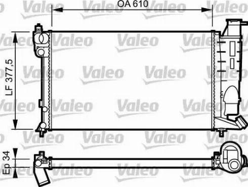 Valeo 731390 - Jäähdytin,moottorin jäähdytys inparts.fi