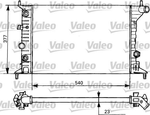 Valeo 731393 - Jäähdytin,moottorin jäähdytys inparts.fi