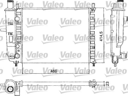 Valeo 731304 - Jäähdytin,moottorin jäähdytys inparts.fi