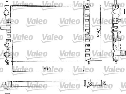 Valeo 731302 - Jäähdytin,moottorin jäähdytys inparts.fi