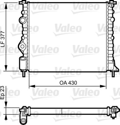 Valeo 731378 - Jäähdytin,moottorin jäähdytys inparts.fi