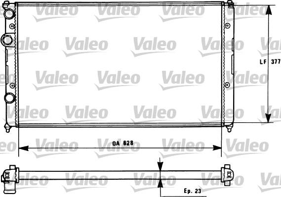 Valeo 731268 - Jäähdytin,moottorin jäähdytys inparts.fi