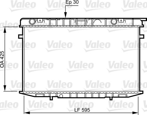 Valeo 731236 - Jäähdytin,moottorin jäähdytys inparts.fi