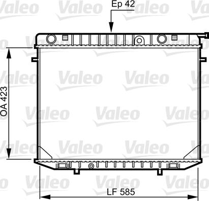 Valeo 731237 - Jäähdytin,moottorin jäähdytys inparts.fi