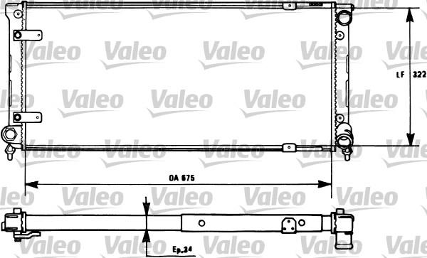 Valeo 731271 - Jäähdytin,moottorin jäähdytys inparts.fi