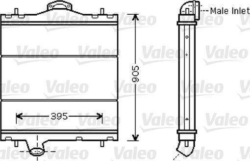 Valeo 733448 - Jäähdytin,moottorin jäähdytys inparts.fi