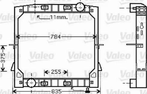 Valeo 733412 - Jäähdytin,moottorin jäähdytys inparts.fi