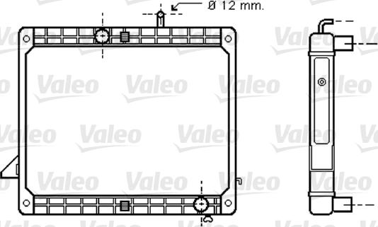 Valeo 733421 - Jäähdytin,moottorin jäähdytys inparts.fi