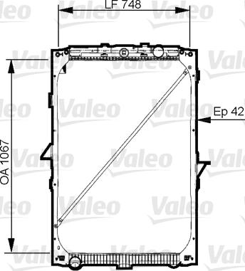 Valeo 733544 - Jäähdytin,moottorin jäähdytys inparts.fi