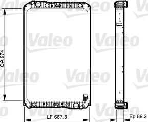 Valeo 733545 - Jäähdytin,moottorin jäähdytys inparts.fi