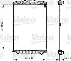 Valeo 733541 - Jäähdytin,moottorin jäähdytys inparts.fi