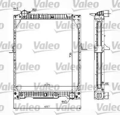 Valeo 732992 - Jäähdytin,moottorin jäähdytys inparts.fi