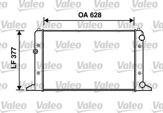 Valeo 732949 - Jäähdytin,moottorin jäähdytys inparts.fi